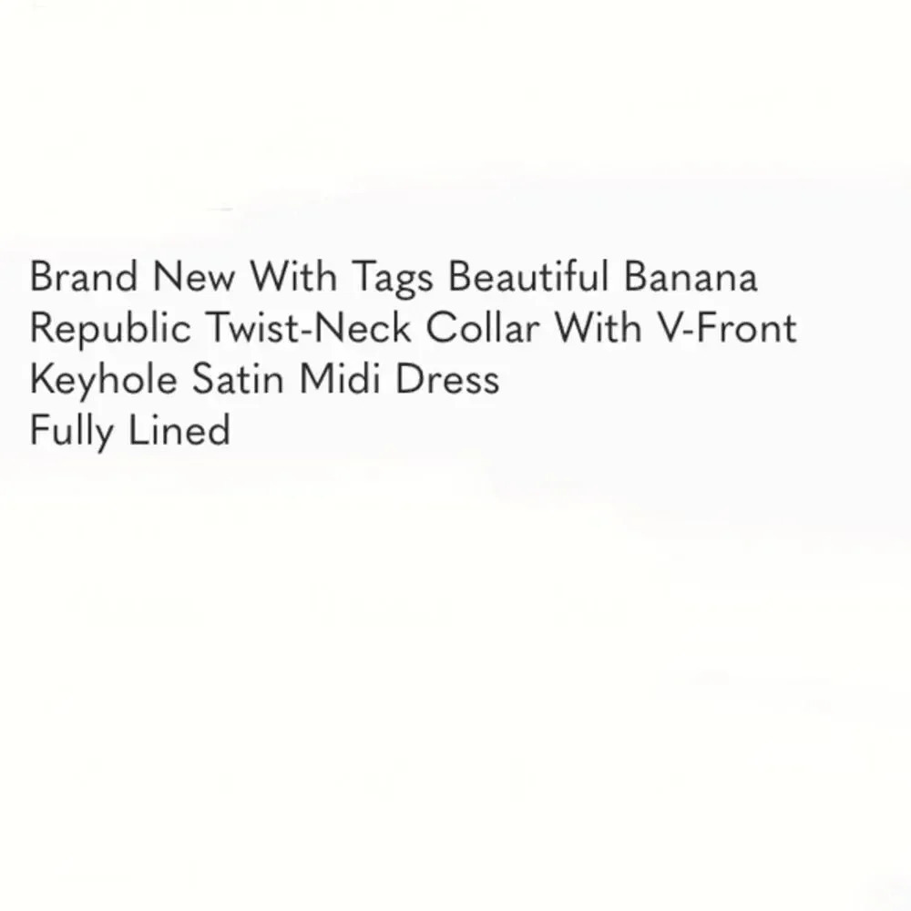 Twist-Neck Satin Banana Republic Dress - Picture 14 of 14